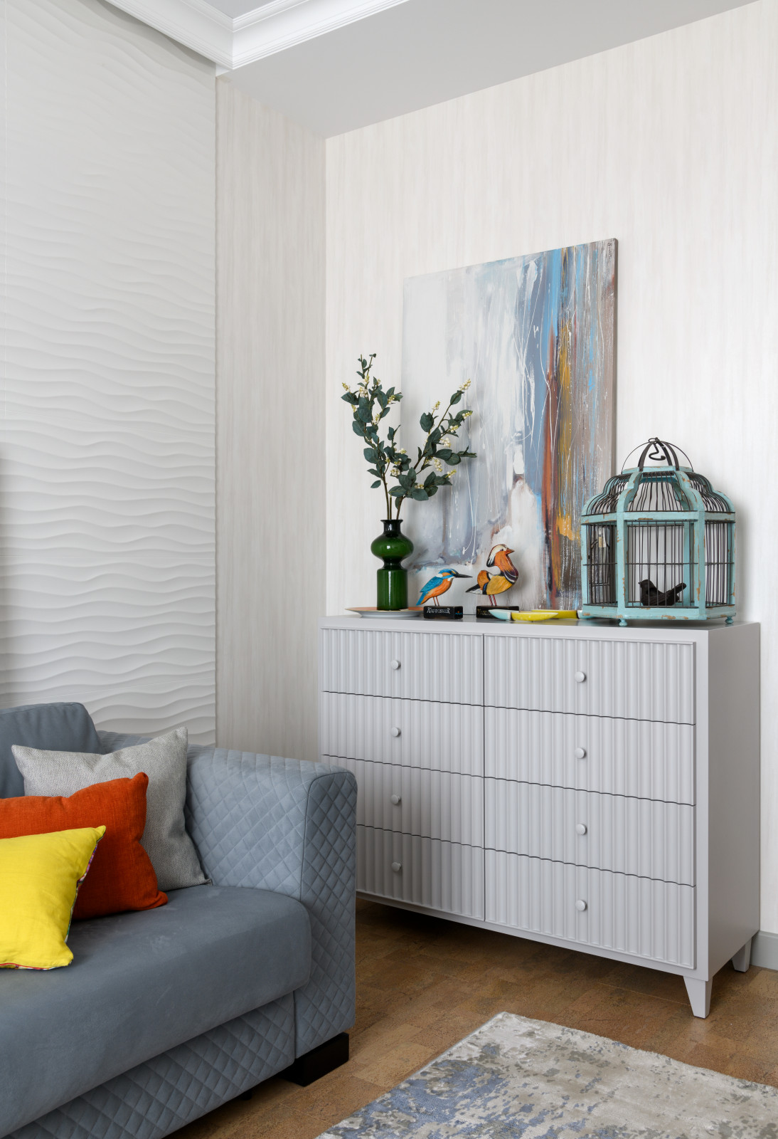 Изысканный интерьер трехкомнатной квартиры