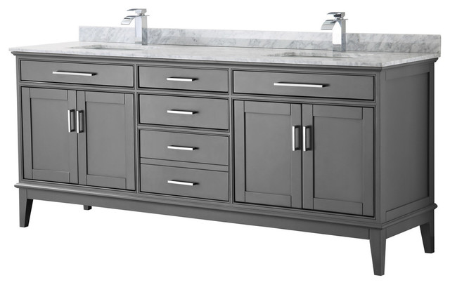 Margate 80 Inch Double Vanity With No, 80 Inch Double Vanity With Top