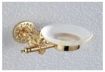Bathroom Accessories Brass Soap Dish Holder Ti-PVD Finish 2307