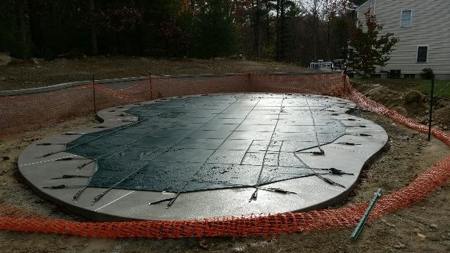 Example of a minimalist pool design in Boston
