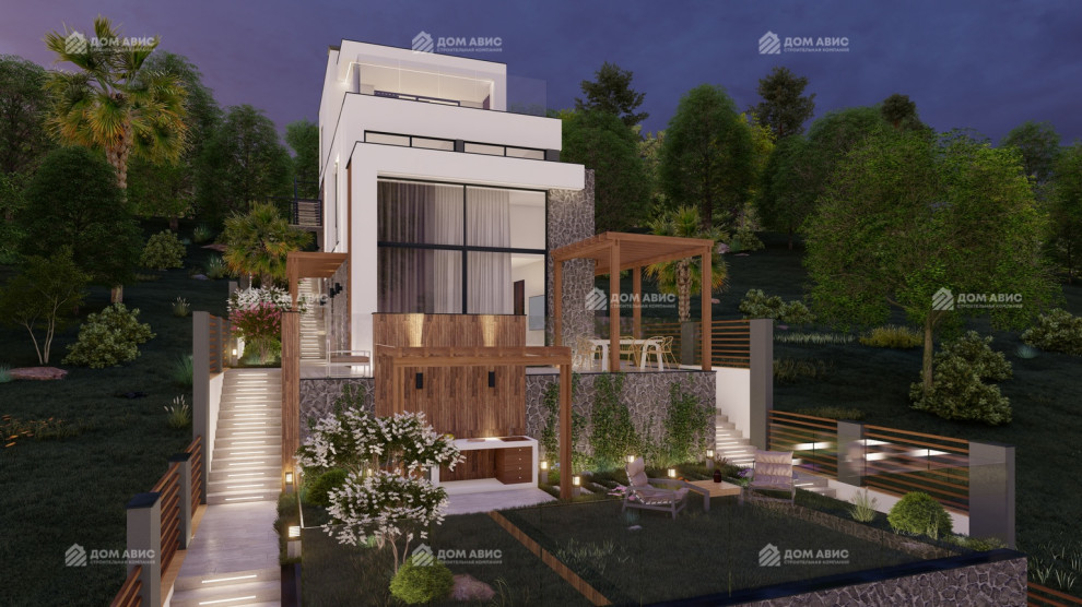 проект дома в Сочи, Черешня