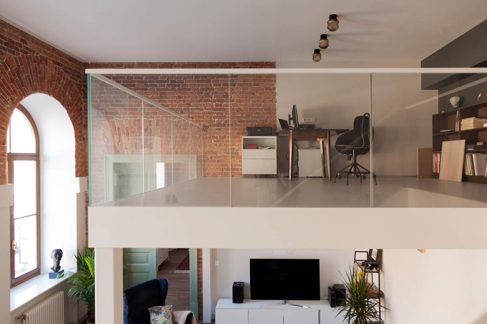 Двухуровневая квартира с анфиладой