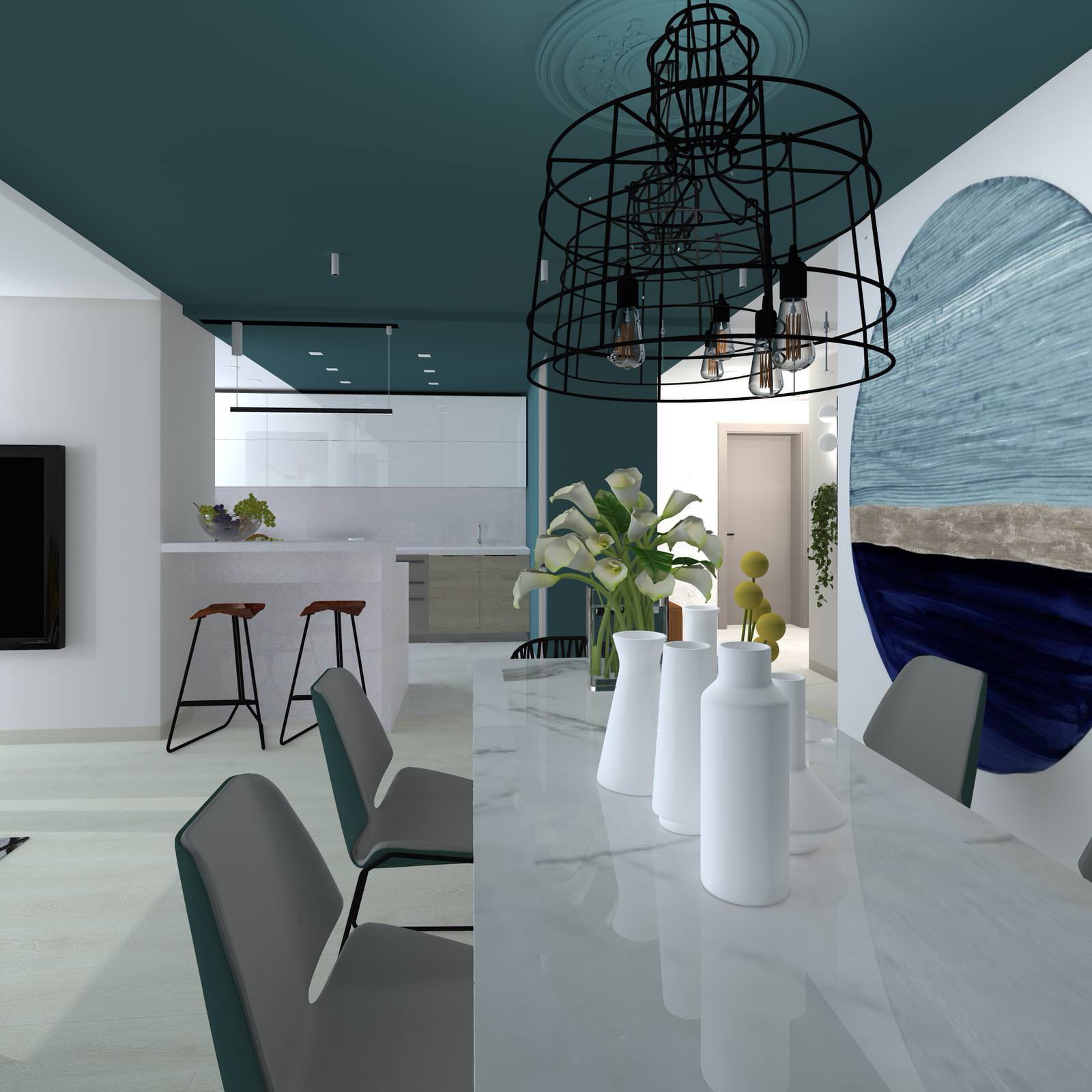 Косметический ремонт в современном стиле со скандинавскими элементами