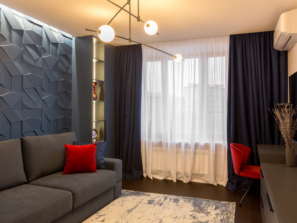 Синий, синий иней... на Ленинском (фото)