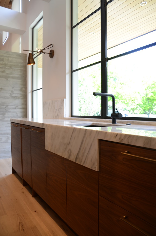 Transitional kitchen photo in Denver