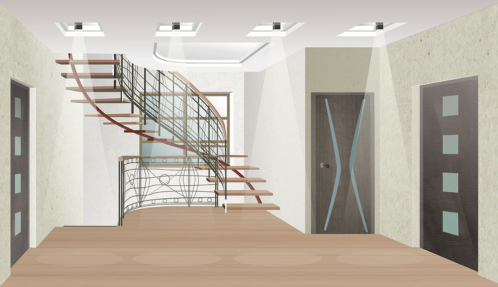 Интерьры частного загородного дома