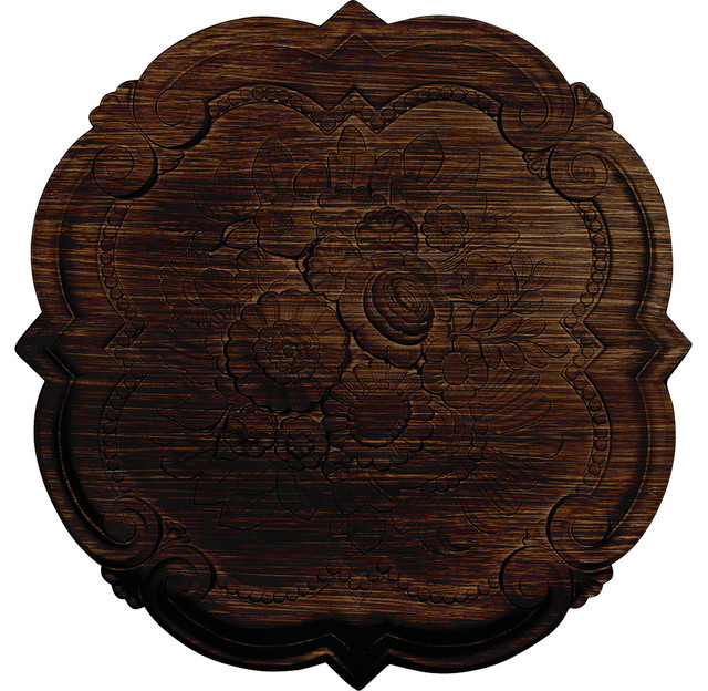 24 3/8"ODx1"P Victorian Ceiling Medallion - Traditional ...