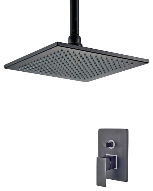 Fontana Rivera Dark Oil Rubbed Bronze Led Rain Shower Head Fontana Rivera Dark Oil Rubbed Bronze Led Rain Shower Head