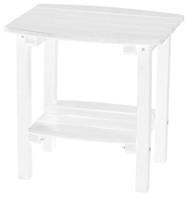 Wildridge Classic Recycled Plastic Side Table Beach Style Outdoor Side Tables By The Porch Swing Store