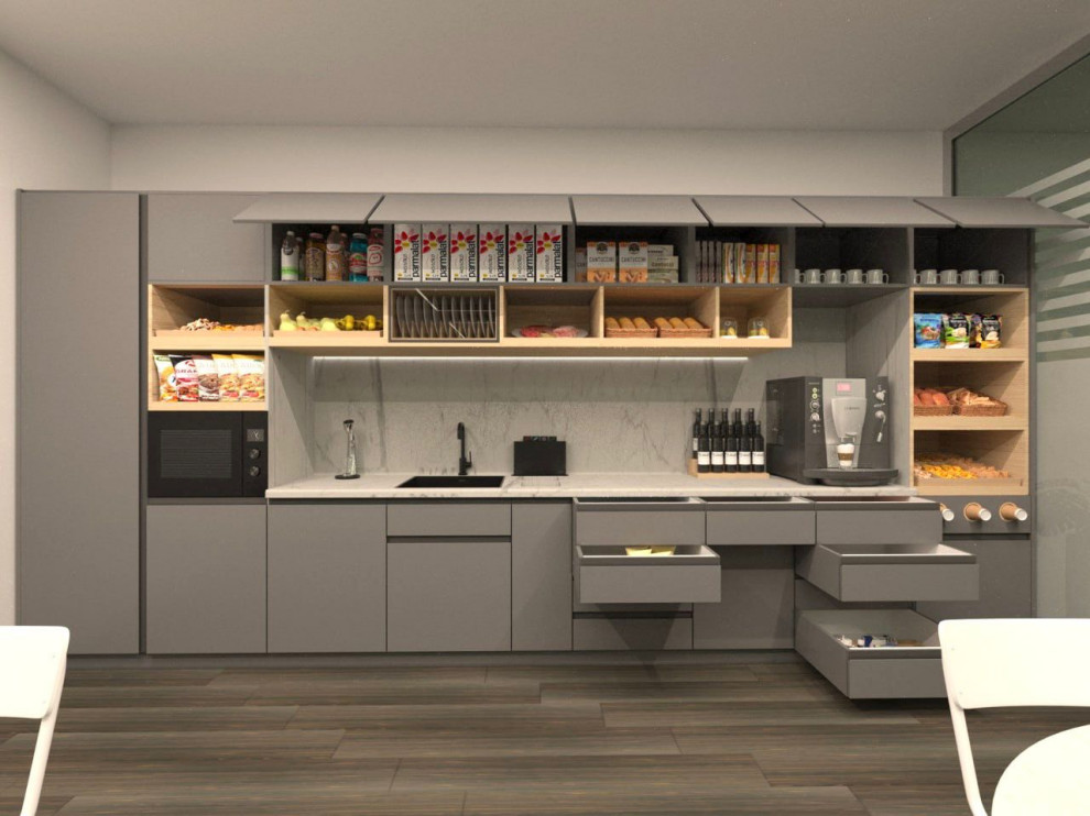 Проектирование кухни с наполнением