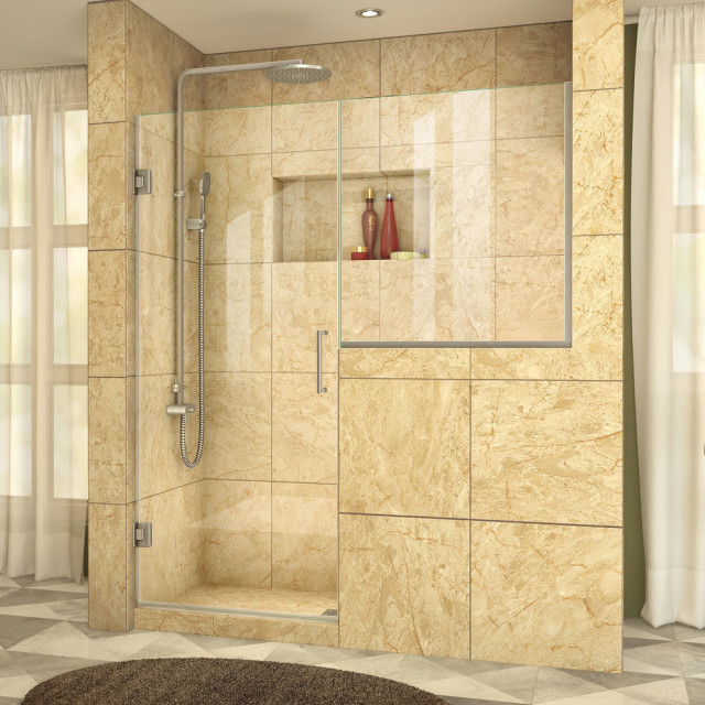 DreamLine Unidoor Plus 5959.5"x72" Hinged Shower Door Contemporary