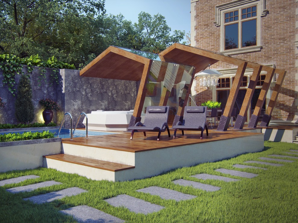 Реконструкция частного дома в Кранодаре в английском стиле с элементами эклекти