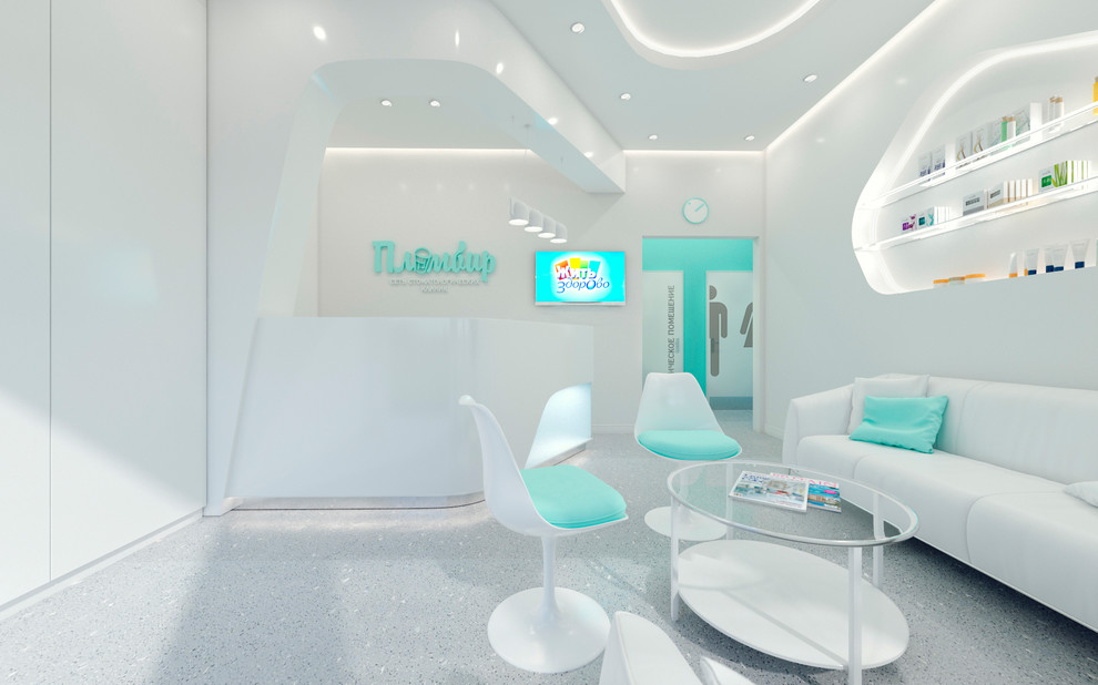 Интерьер стоматологической клиники Пломбир
