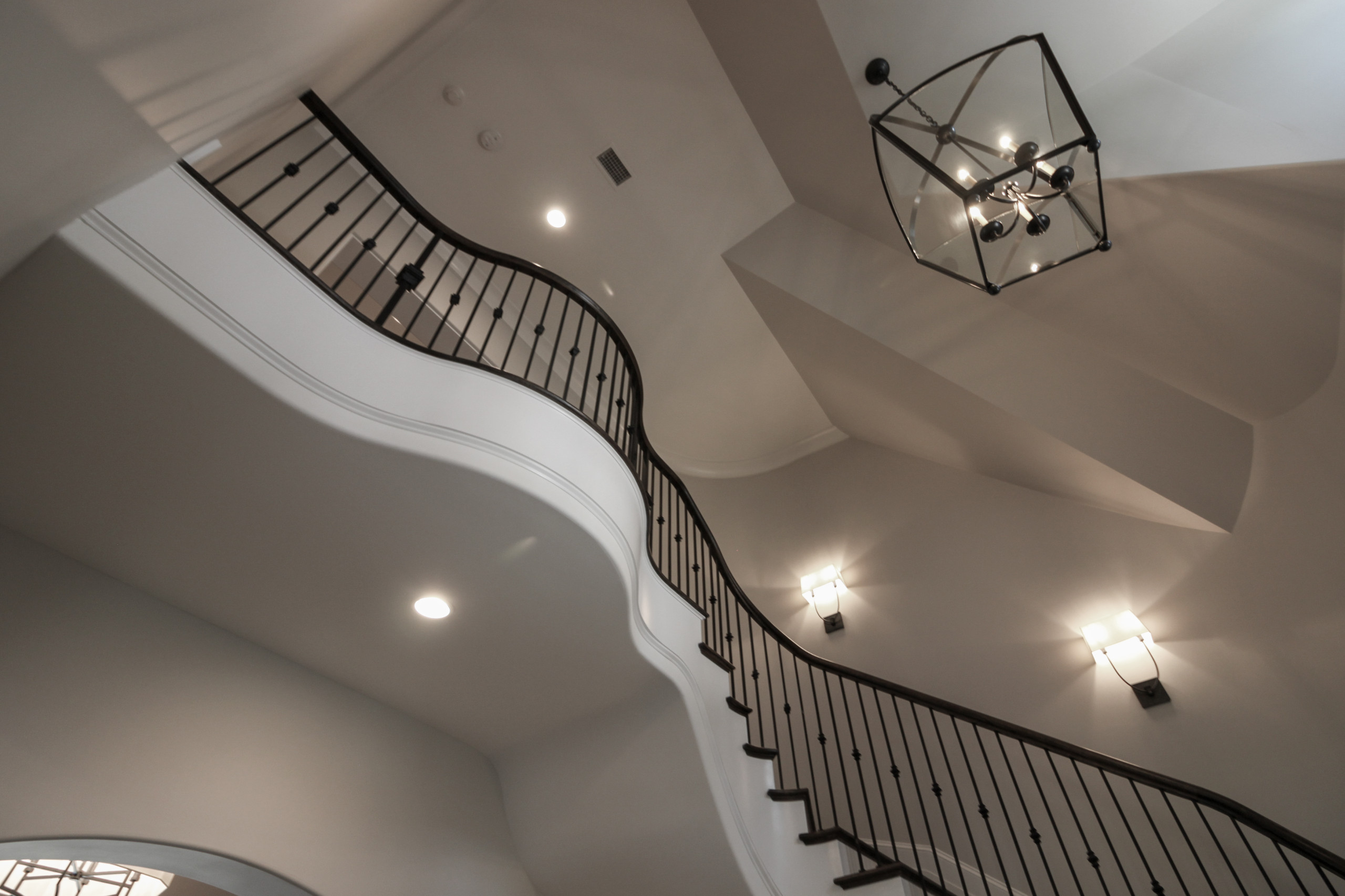 86_ Gorgeous Floating Curved Staircase, McLean VA 22066