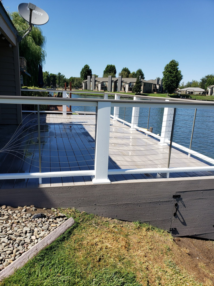 New Deck with Railing
