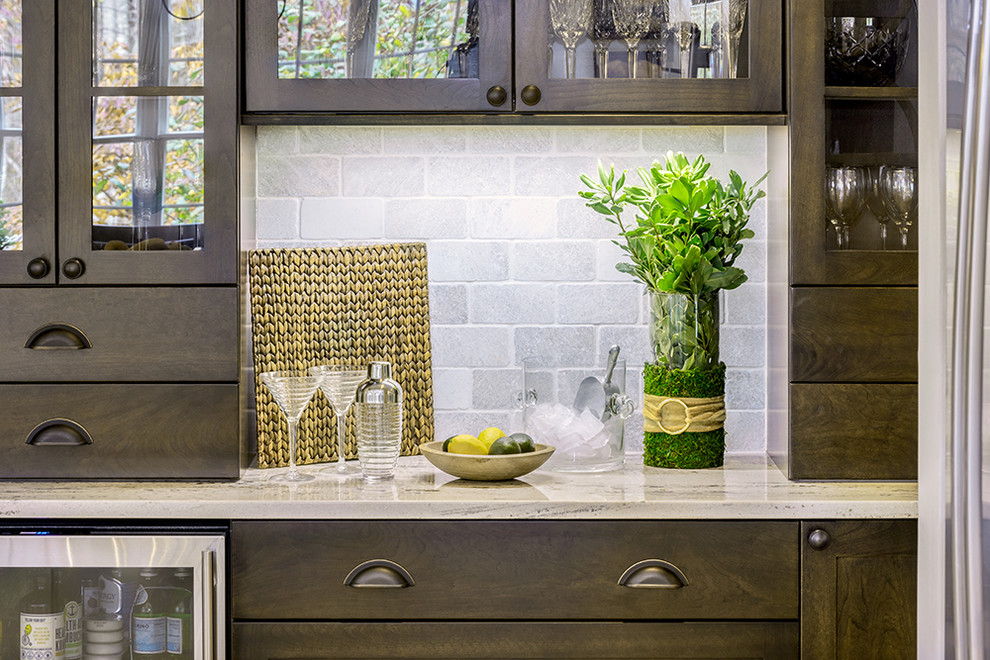 Inspiration for a large transitional kitchen remodel in Providence