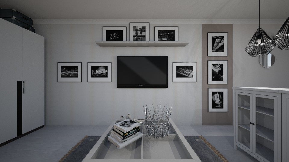 Гостинная в скандинавском стиле