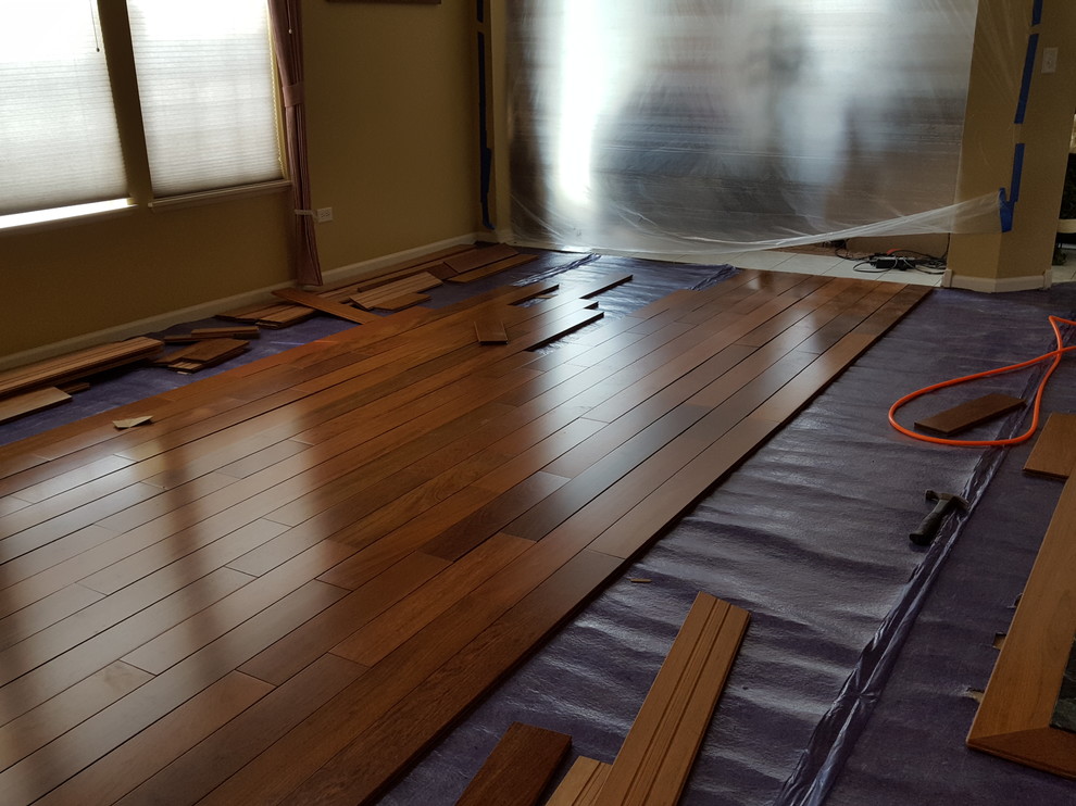 5 inch prefinished brazilian cherry