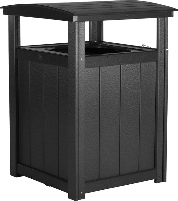 Poly Lumber Commercial Grade Trash Can Transitional Outdoor Trash Cans by Furniture Barn