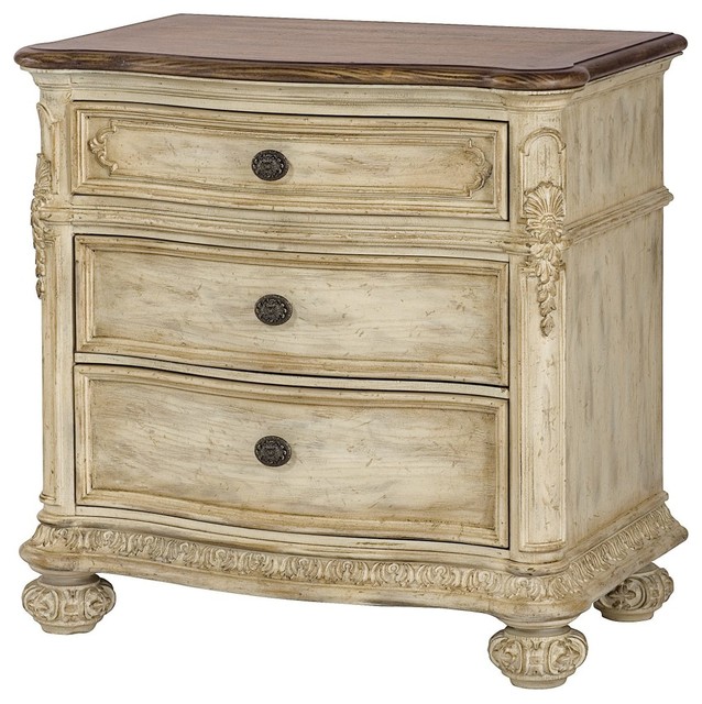 American Drew Jessica Mcclintock Boutique Nightstand White Veil