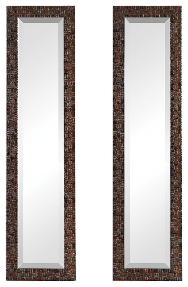 Uttermost Ailani Burnished Brown Mirrors, Set of 2