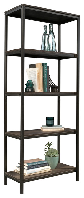 Tall Bookcase in Smoked Oak Finish