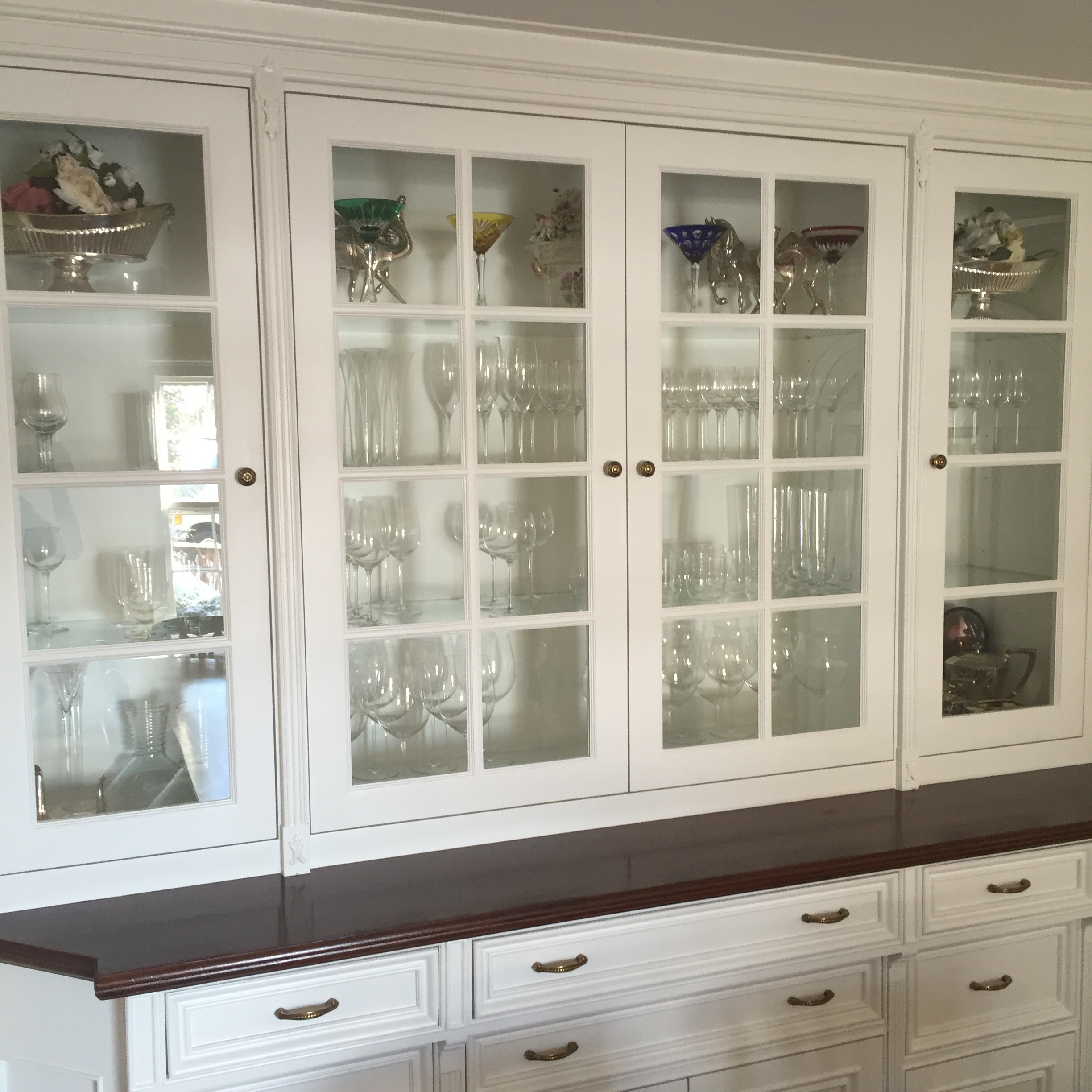 Mrs.Muhr dinning room custom cabinet