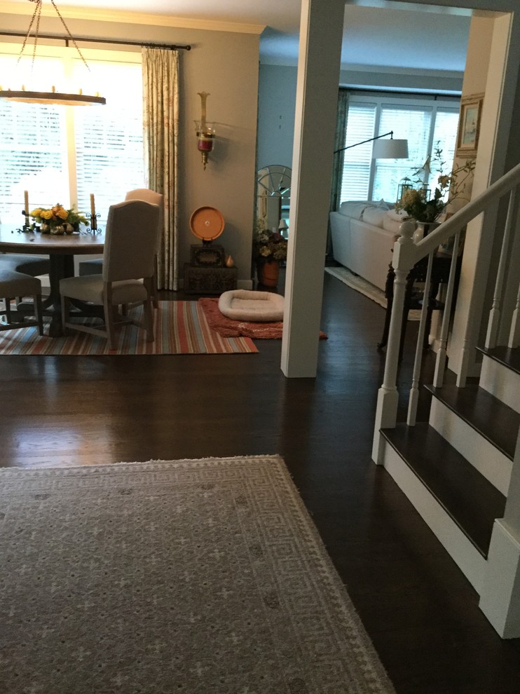 Inspiration for a transitional home design remodel in Boston