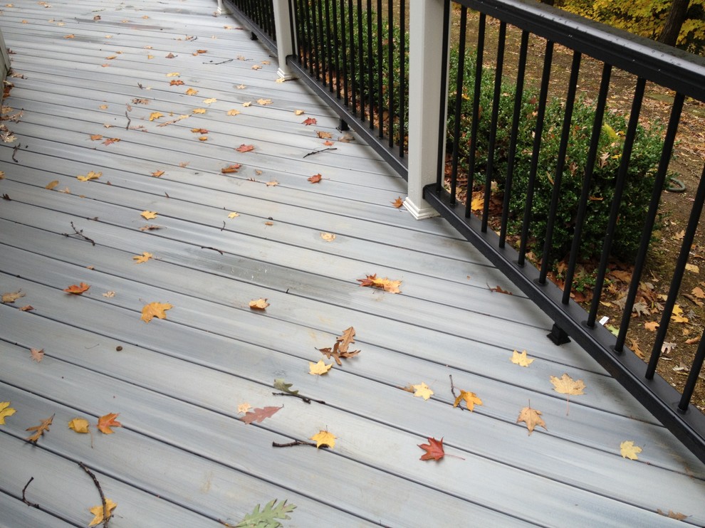 Backyard deck photo in Cleveland