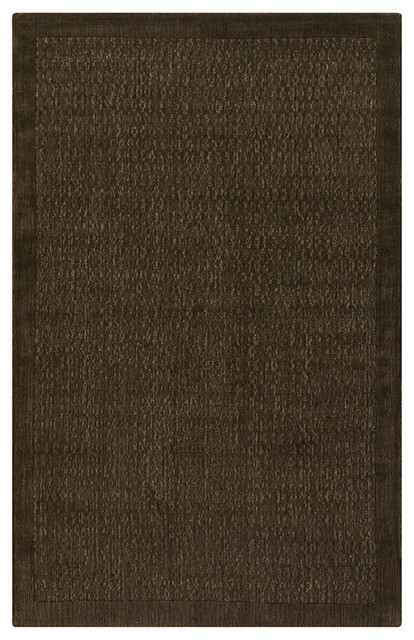 Chandra Taj Grell Tajbro Solid Color Rug, Taupe, 8'x10'