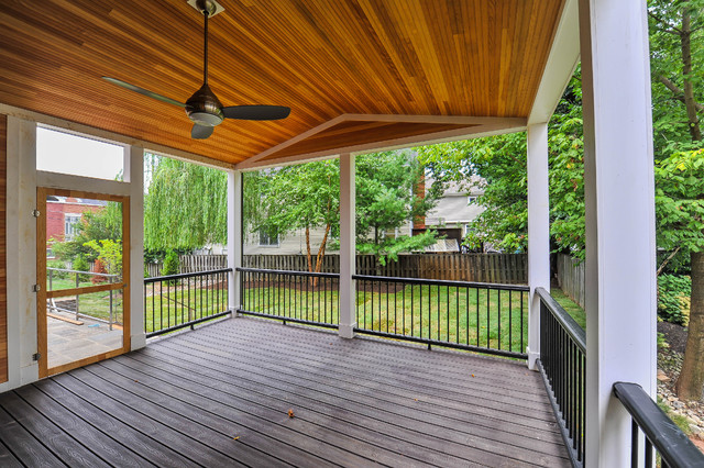North Arlington - Contemporary LEED Gold Home contemporary-veranda