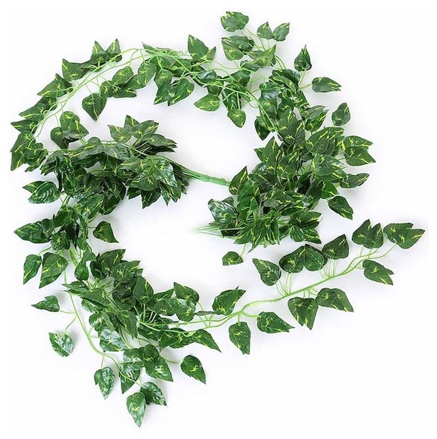 Greentime Set Of 2 33 Artificial Silk Money Plant Ivy Vine Hanging Greentime Set Of 2 33 Artificial Silk Money Plant Ivy Vine Hanging Wreath