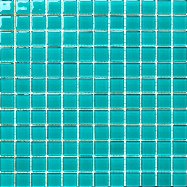 Pool Tile Lagoon Blue Green Glass, Green Glass Tiles