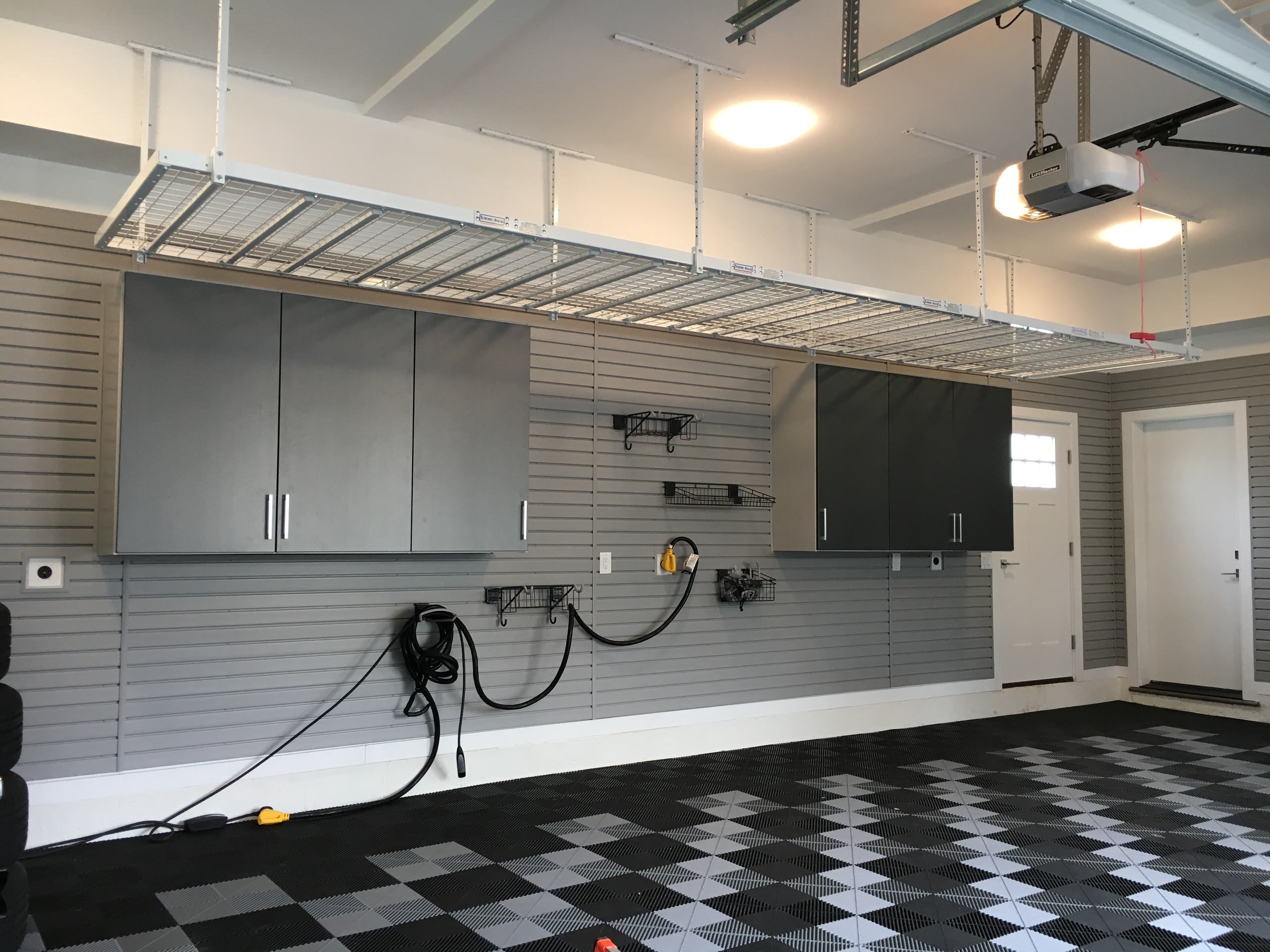 Custom Garage Storage and Flooring