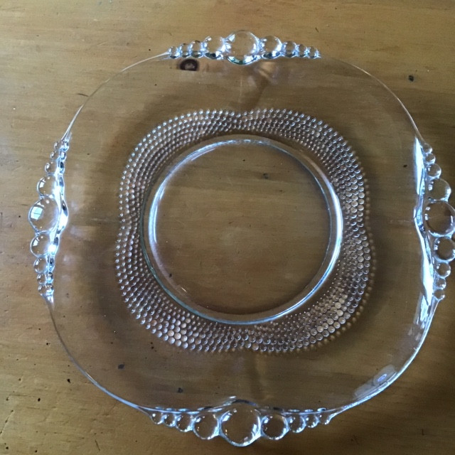 Bubble glass platter?