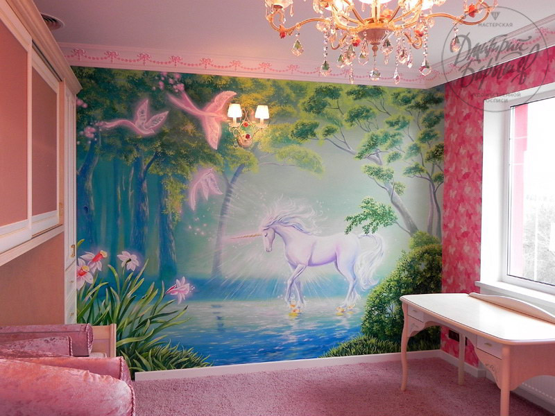 Art Painting of Child's Bedrooms