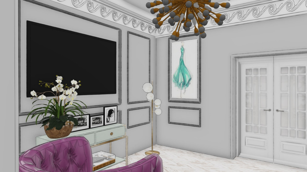 Гостиная скетчи