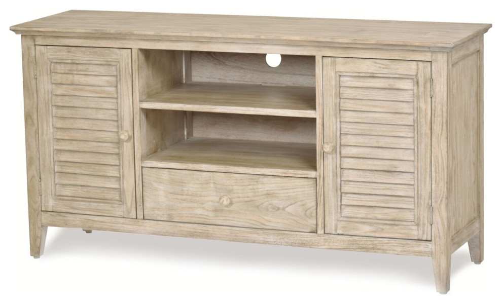 Tortuga Beach Sand Stain TV Media Model B35819 Farmhouse