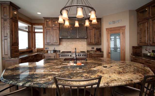 Montana Rustic Kitchen montagne-cuisine