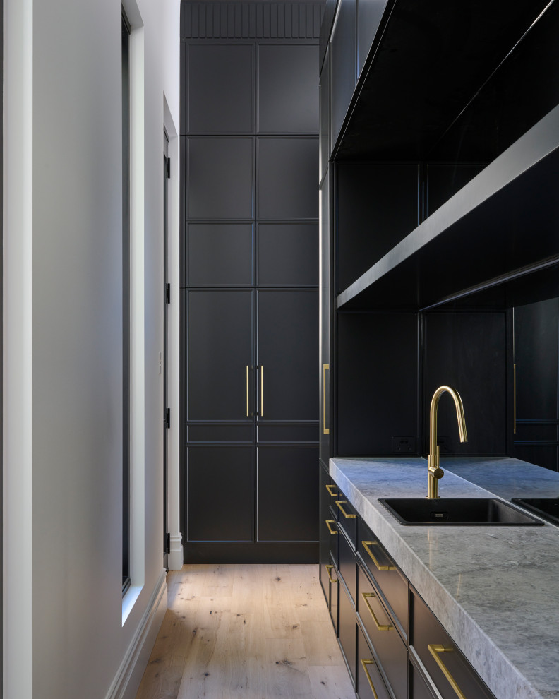 Contemporary kitchen in Adelaide.