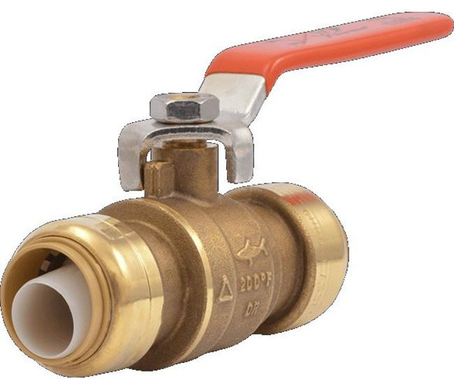 SharkBite 221850000LF 3/4" x 3/4" Ball Valve Bathroom Sink And