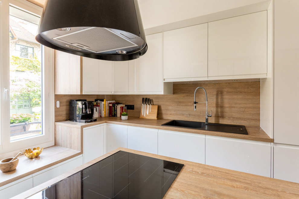 Exemple d'une cuisine tendance.