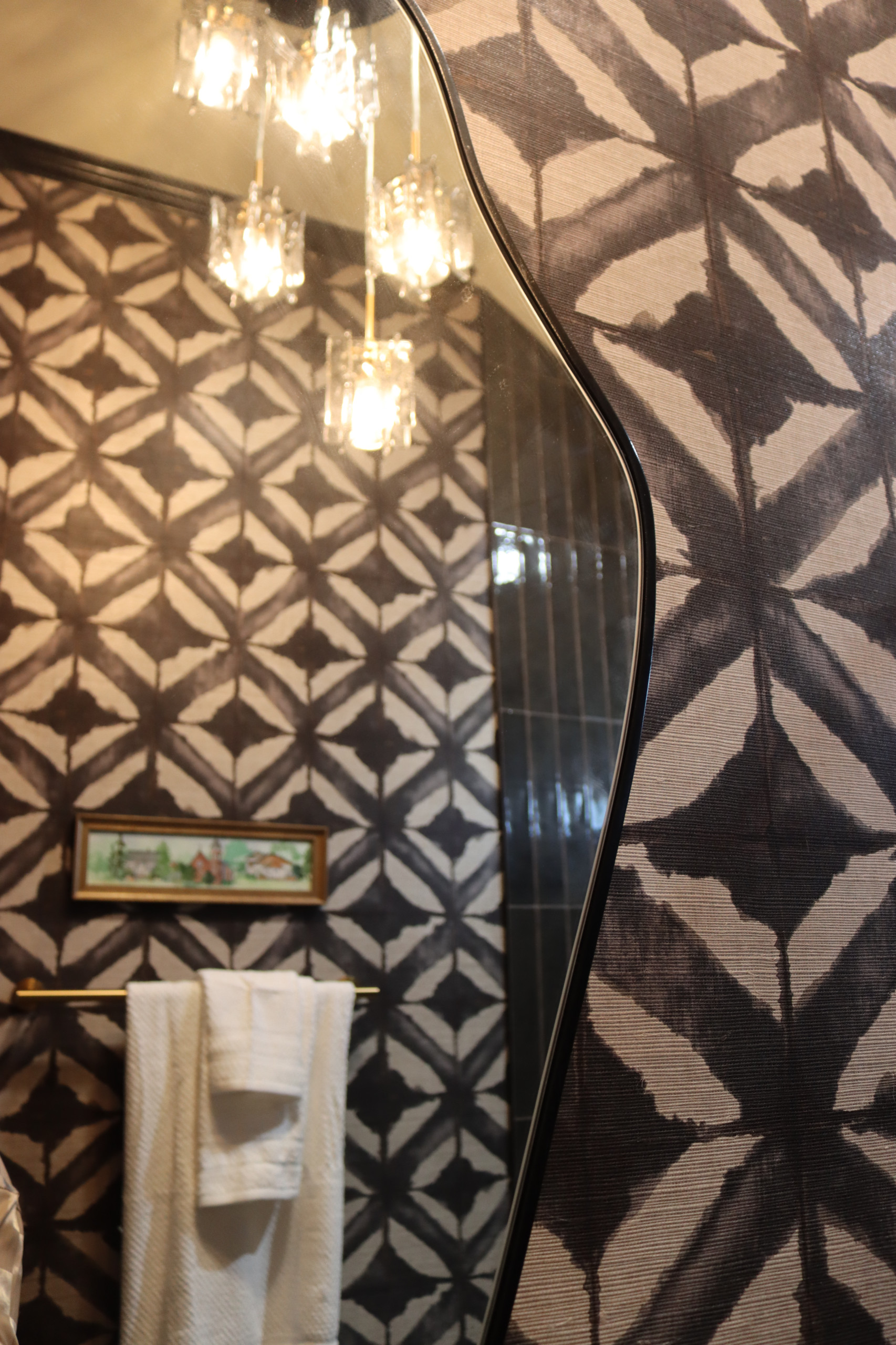Midnight Mosaic Powder Room