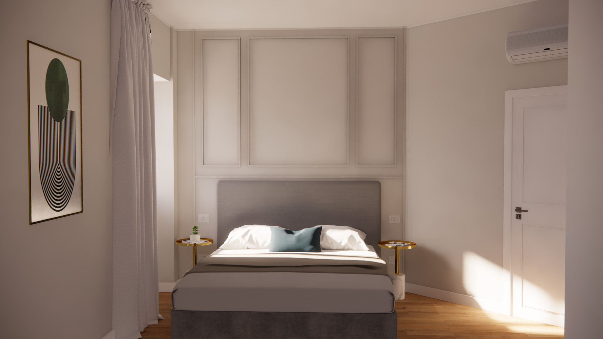 PIAZZA GIOLITTI | Render - Camera da letto