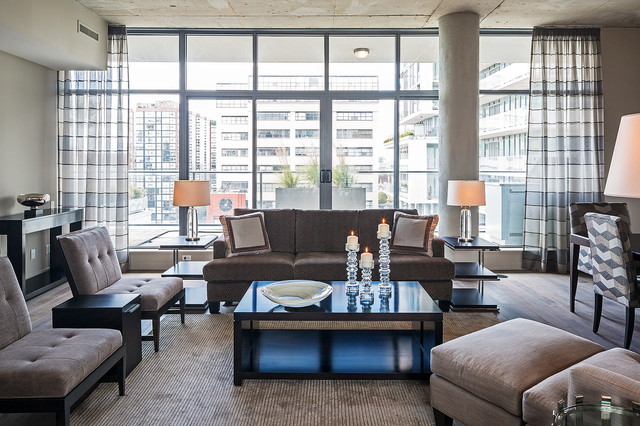 Condominium 4 contemporary-vardagsrum