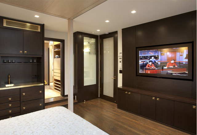 Ultra Modern Master Suite Modern Bedroom New York By