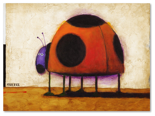 Daniel Patrick Kessler 'Ladybug' Canvas Art, 47x35