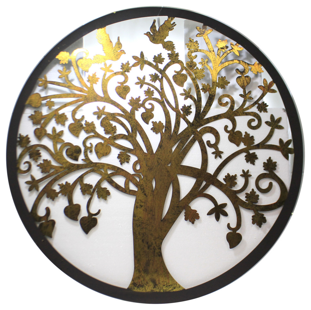 Home Decor Tree Of Life Plaque Metal Connection Togetherness Er47475