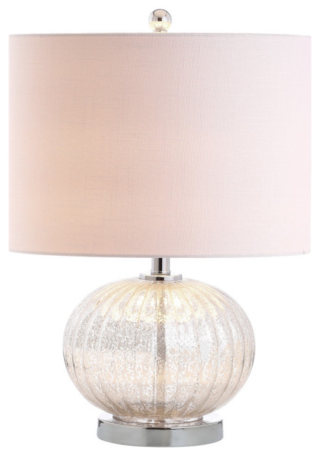 Judith 21 Mercury Glass Led Table Lamp, Claire Antique Mercury Glass Table Lamp