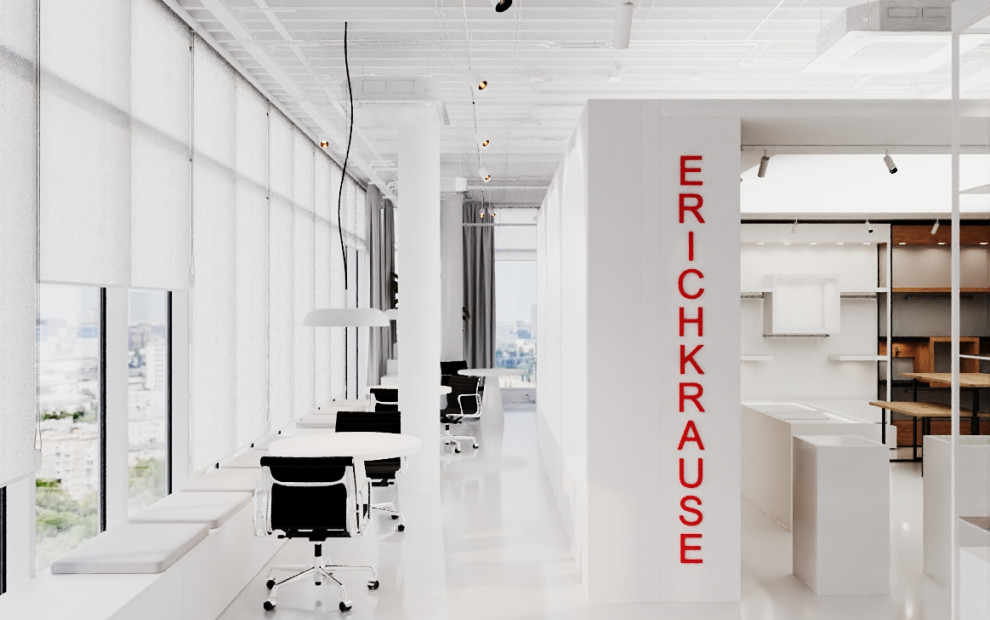 Москва, БЦ Портплаза, Шоурум Эрих Краузе, 260 кв.м, 2023 год